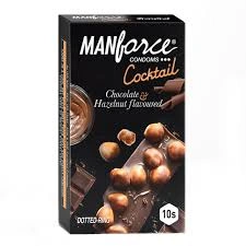 Manforce Cocktail Choc & Hazelnut Condoms - 3s