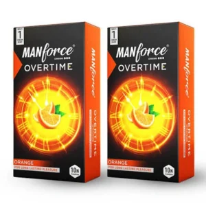 Manforce Overtime Orange Condoms - 10s