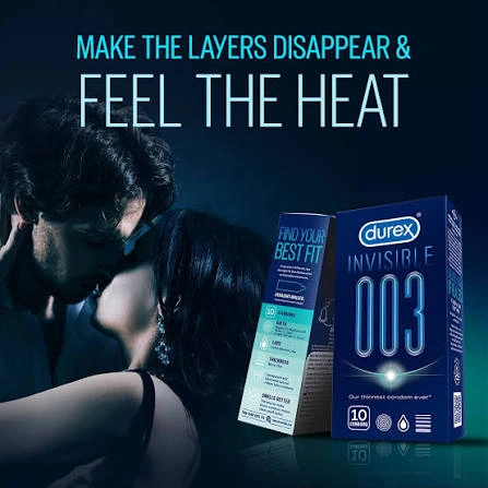 Durex Invisible 003 Condoms - 3s