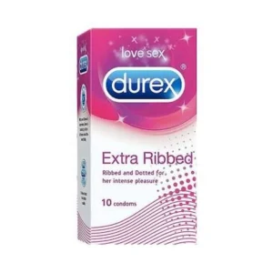 Durex Extra Ribbed Condoms - 10s